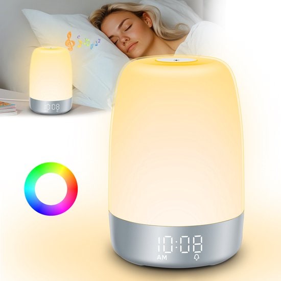 Wake-Up Light Alarm Clock Sunrise Simulation and Usb-C Rechargeable - Image 6