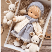 Waldorf Doll Handmade Soft Wool Toy Durable and Cute - Image 3