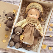 Waldorf Doll Handmade Soft Wool Toy Durable and Cute - Image 5