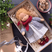 Waldorf Doll Handmade Soft Wool Toy Durable and Cute - Image 8