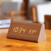 Wall Clock LED Digital Voice Control Modern Desk Clock - Image 1