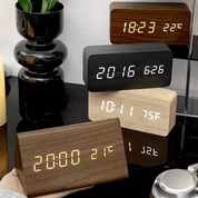 Wall Clock LED Digital Voice Control Modern Desk Clock - Image 4