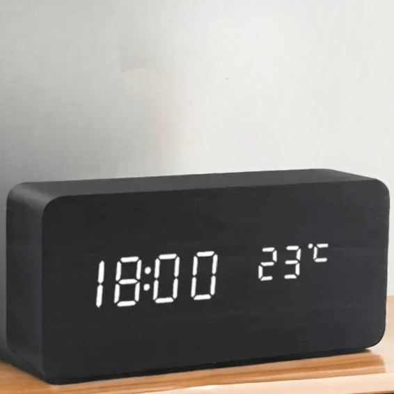 Wall Clock LED Digital Voice Control Modern Desk Clock - Image 5