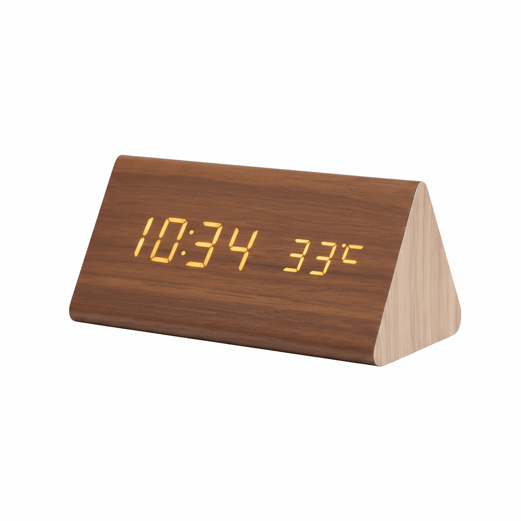 Wall Clock LED Digital Voice Control Modern Desk Clock - Image 7