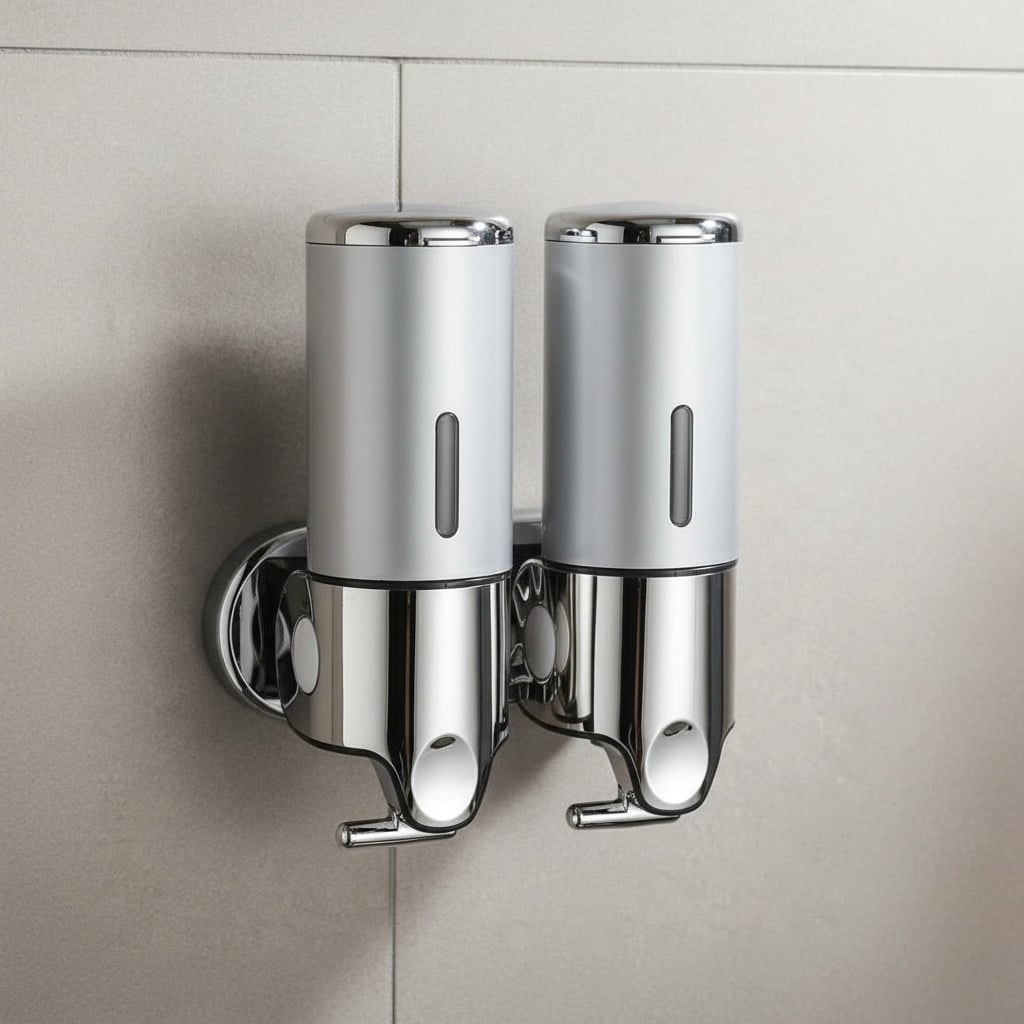 Wall-Mounted Soap Dispenser Elegant Stainless Steel Design - Image 10