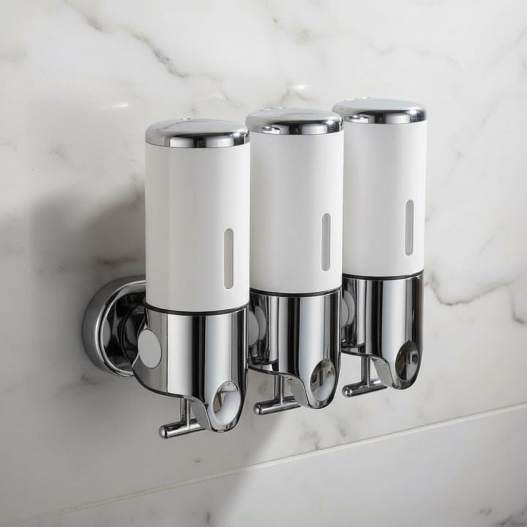 Wall-Mounted Soap Dispenser Elegant Stainless Steel Design - Image 13