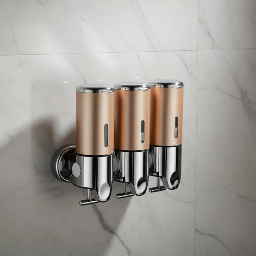 Wall-Mounted Soap Dispenser Elegant Stainless Steel Design - Image 17