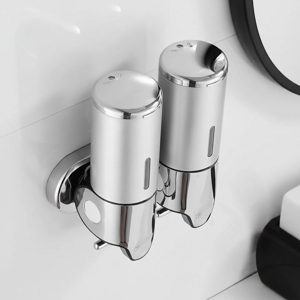 Wall-Mounted Soap Dispenser Elegant Stainless Steel Design - Image 2