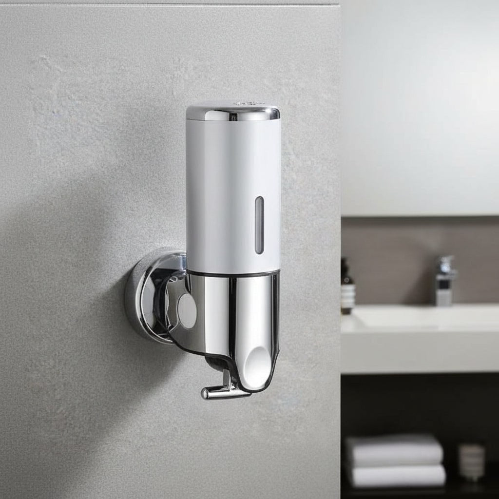 Wall-Mounted Soap Dispenser Elegant Stainless Steel Design - Image 3