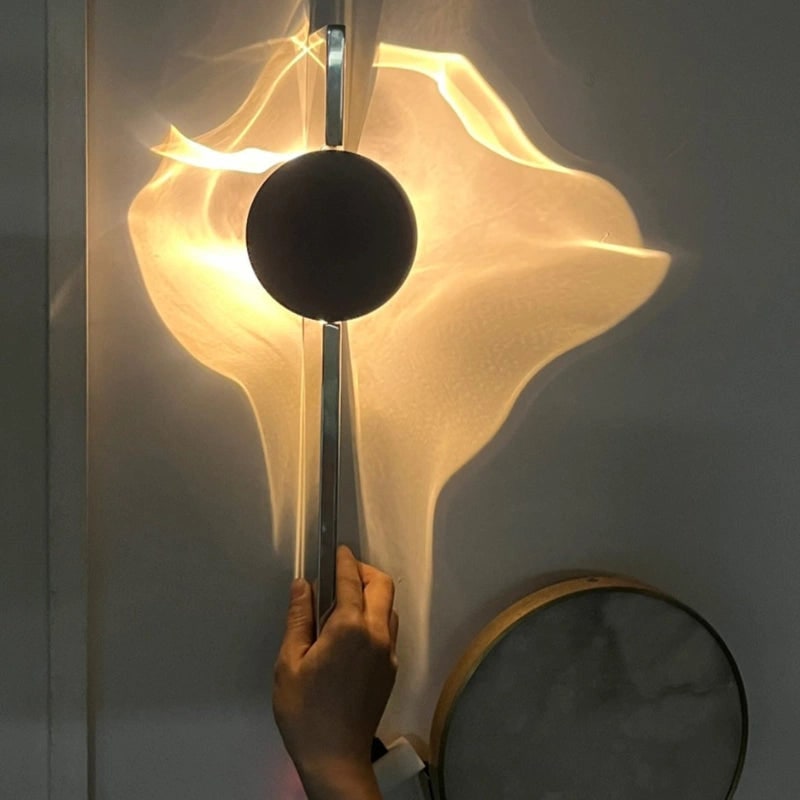 Wall Sconce Light Fixture Modern Black Metal Design - Image 11