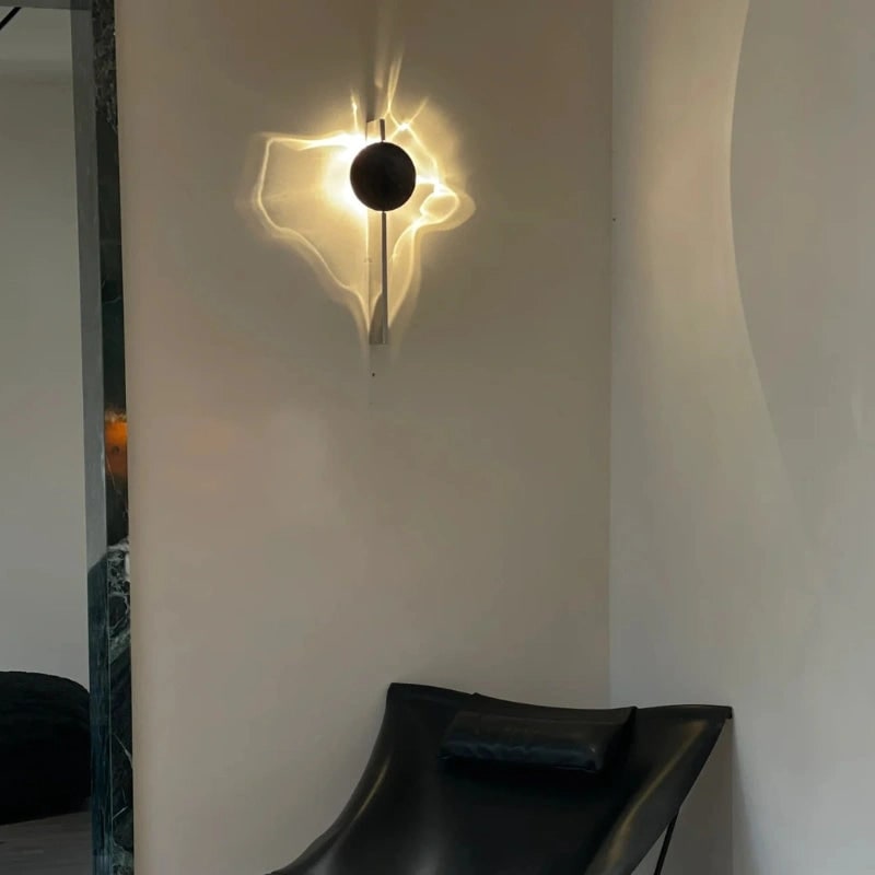 Wall Sconce Light Fixture Modern Black Metal Design - Image 15