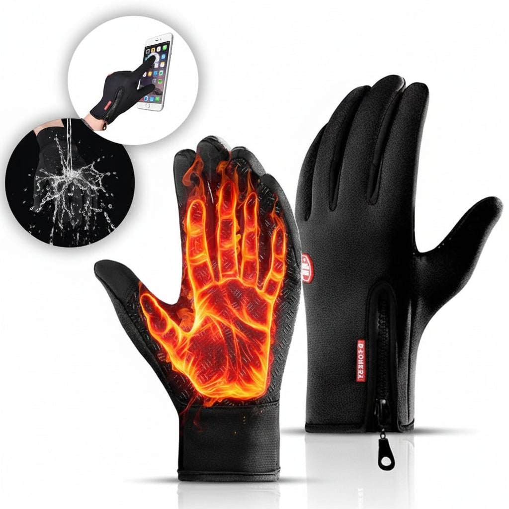 Waterproof Winter Gloves Thermal Touchscreen Windproof Fit - Image 2