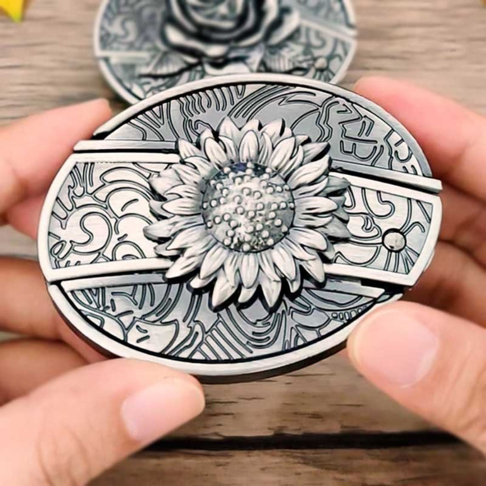 Western Belt Buckle Cowboy Accessory Decorative Design - Image 15