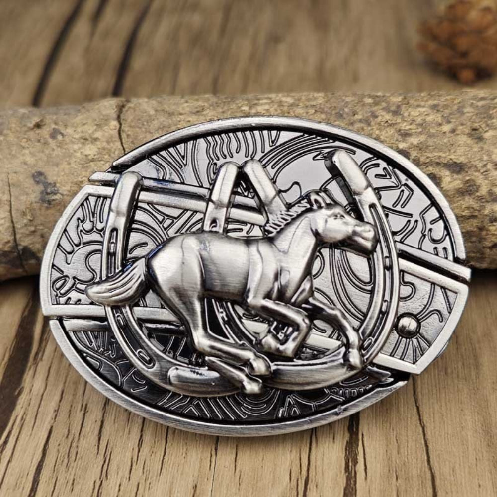 Western Belt Buckle Cowboy Accessory Decorative Design - Image 17