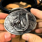 Western Belt Buckle Cowboy Accessory Decorative Design - Image 18