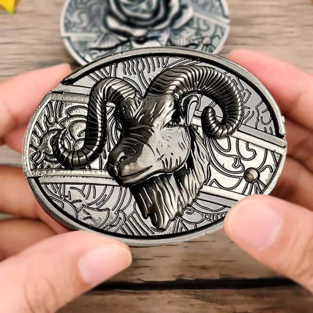 Western Belt Buckle Cowboy Accessory Decorative Design - Image 25