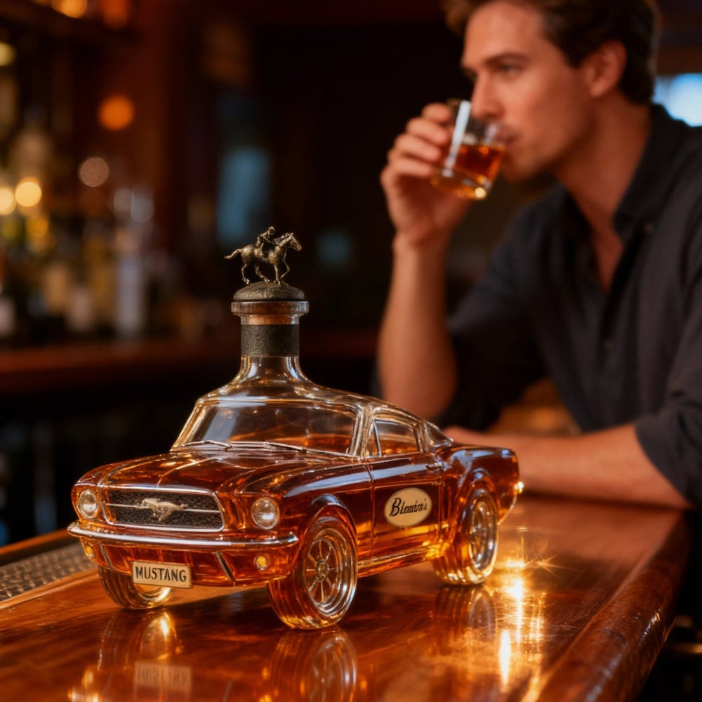 Whiskey Decanter Automotive Design Unique Barware Gift - Image 3