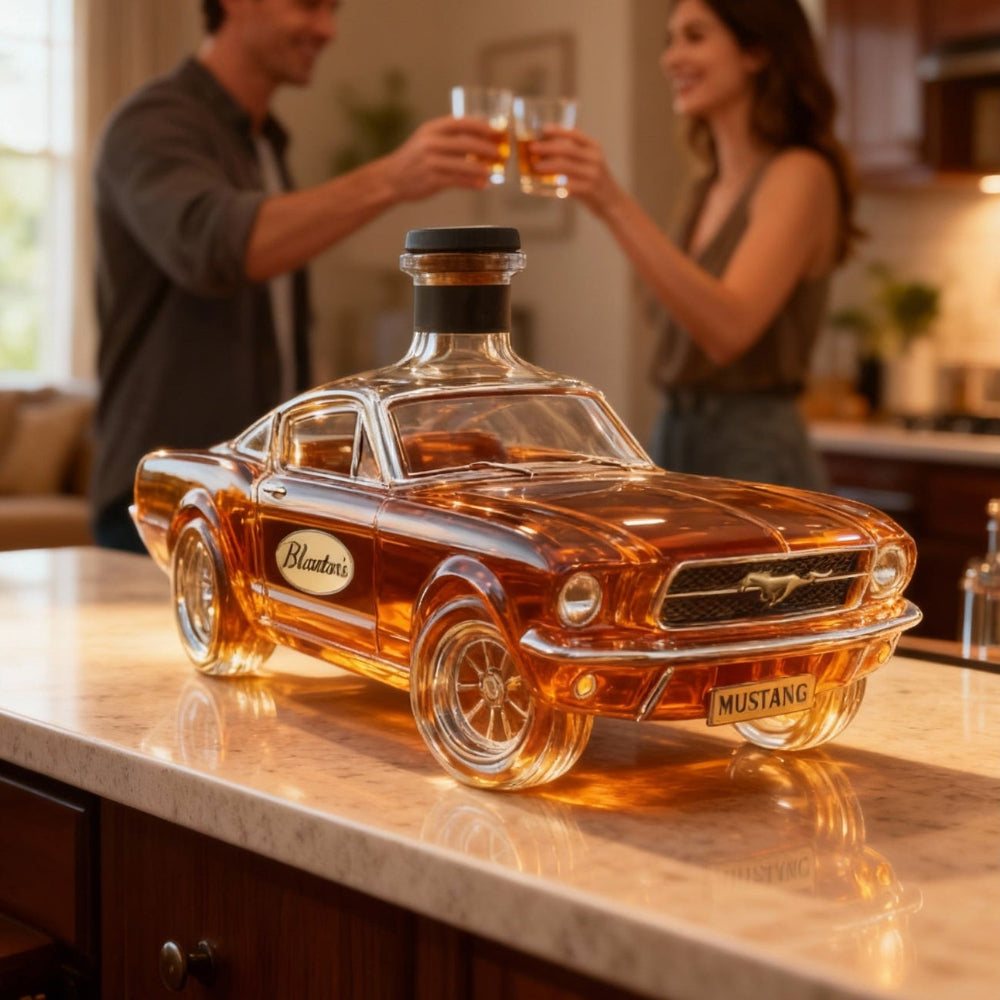 Whiskey Decanter Automotive Design Unique Barware Gift - Image 4