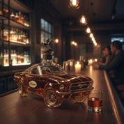 Whiskey Decanter Car Shaped Automotive Unique Barware Display - Image 1