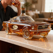 Whiskey Decanter Car Shaped Automotive Unique Barware Display - Image 5