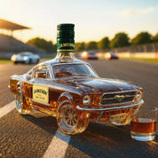 Whiskey Decanter Car Shaped Automotive Unique Barware Display - Image 6