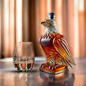 Whiskey Decanter Eagle Design Decorative Barware Piece - Image 2