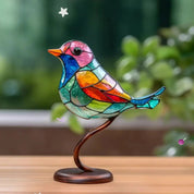 Window Decoration Stained Glass Art Colorful Design - Image 5