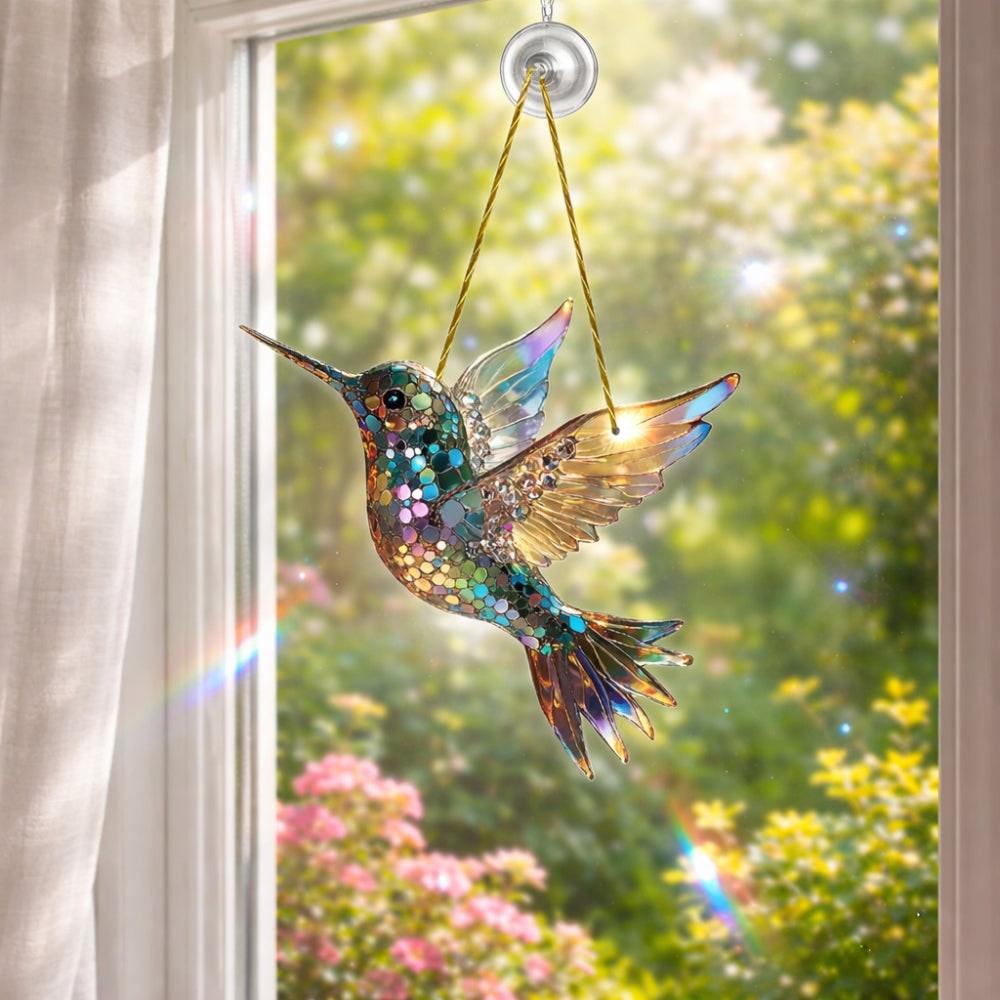 Window Suncatcher Wall Art Decor Home Colorful Design - Image 1