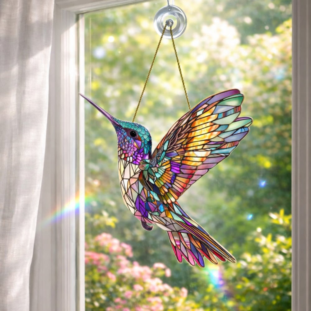 Window Suncatcher Wall Art Decor Home Colorful Design - Image 2