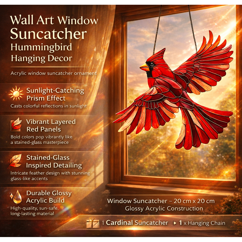 Window Suncatcher Wall Art Decor Home Colorful Design - Image 4