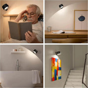 Wireless Rechargeable Wall Lamp Scandinavian Design Modern Style - Image 1