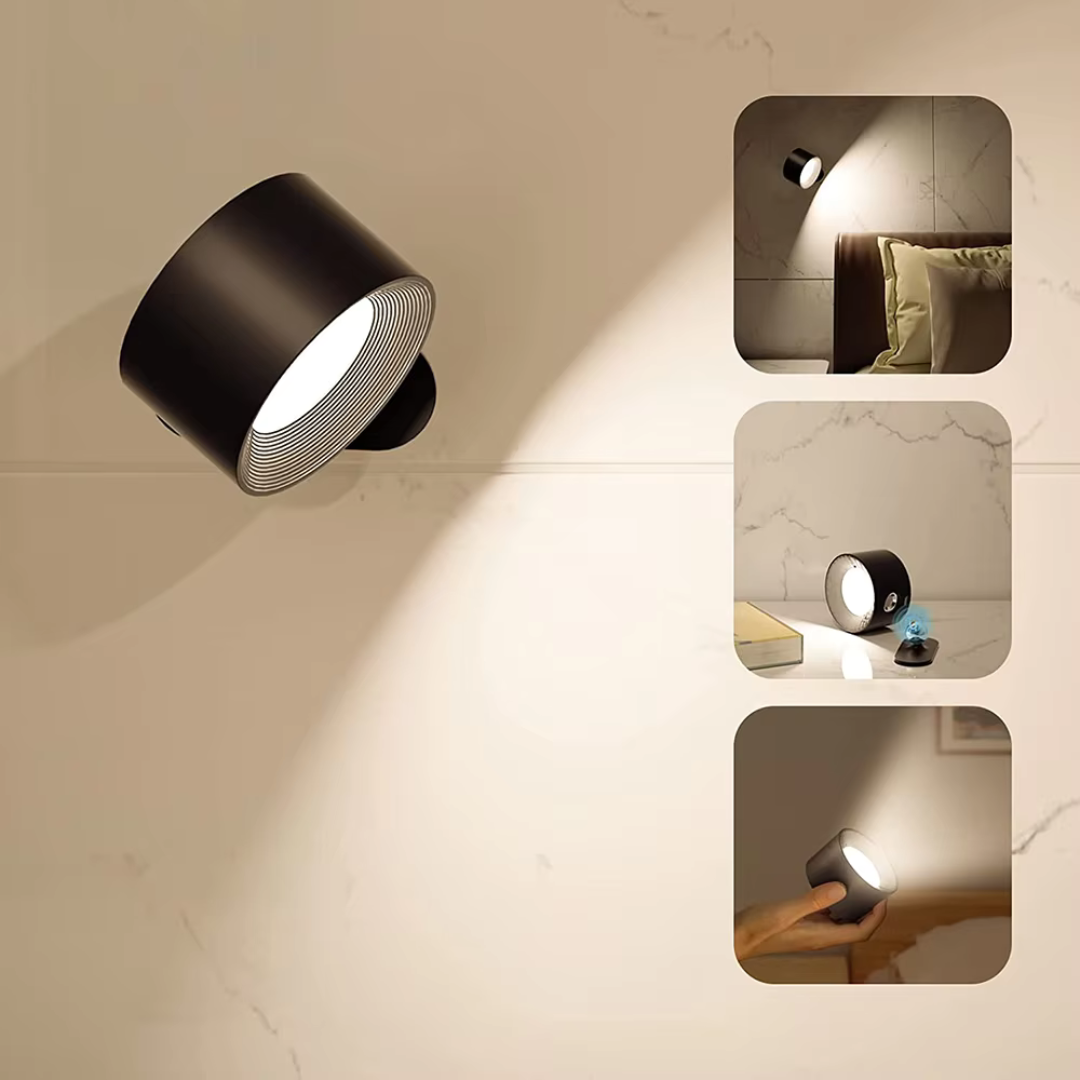 Wireless Rechargeable Wall Lamp Scandinavian Design Modern Style - Image 3