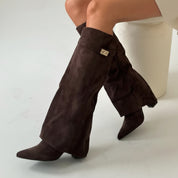 Women's Fashion Boots Casual Suede | High Boots - Image 14