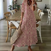 Women's Floral Maxi Dress Summer | Beach Vacation - Image 5