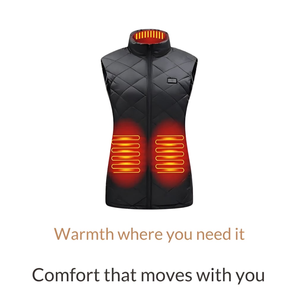 Women's Heated Vest Outdoor Electric Adjustable Fit Thermal - Image 11