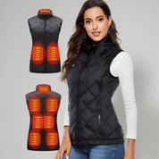 Women's Heated Vest Outdoor Electric Adjustable Fit Thermal - Image 2