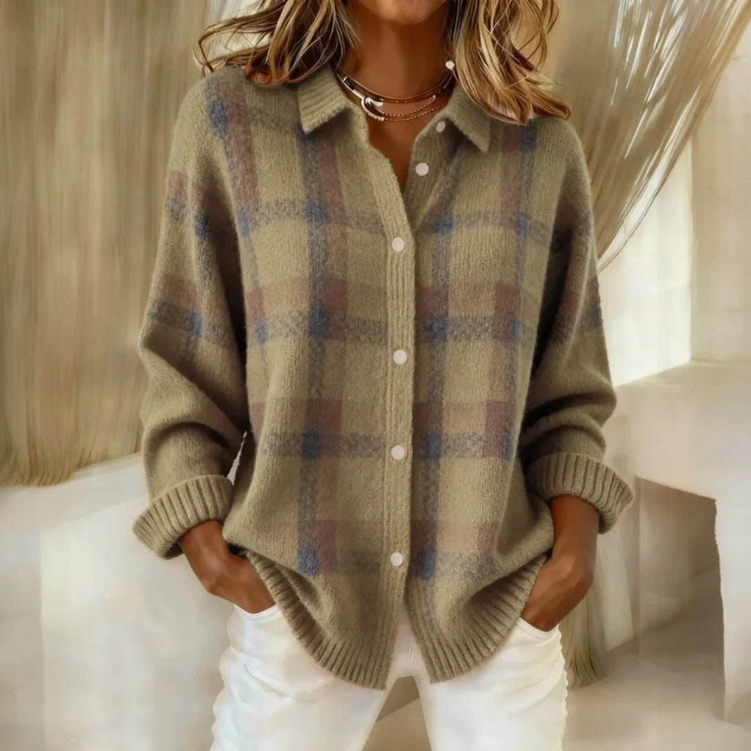 Women's Oversized Cardigan Knit Sweater Casual Layering Piece - Image 2