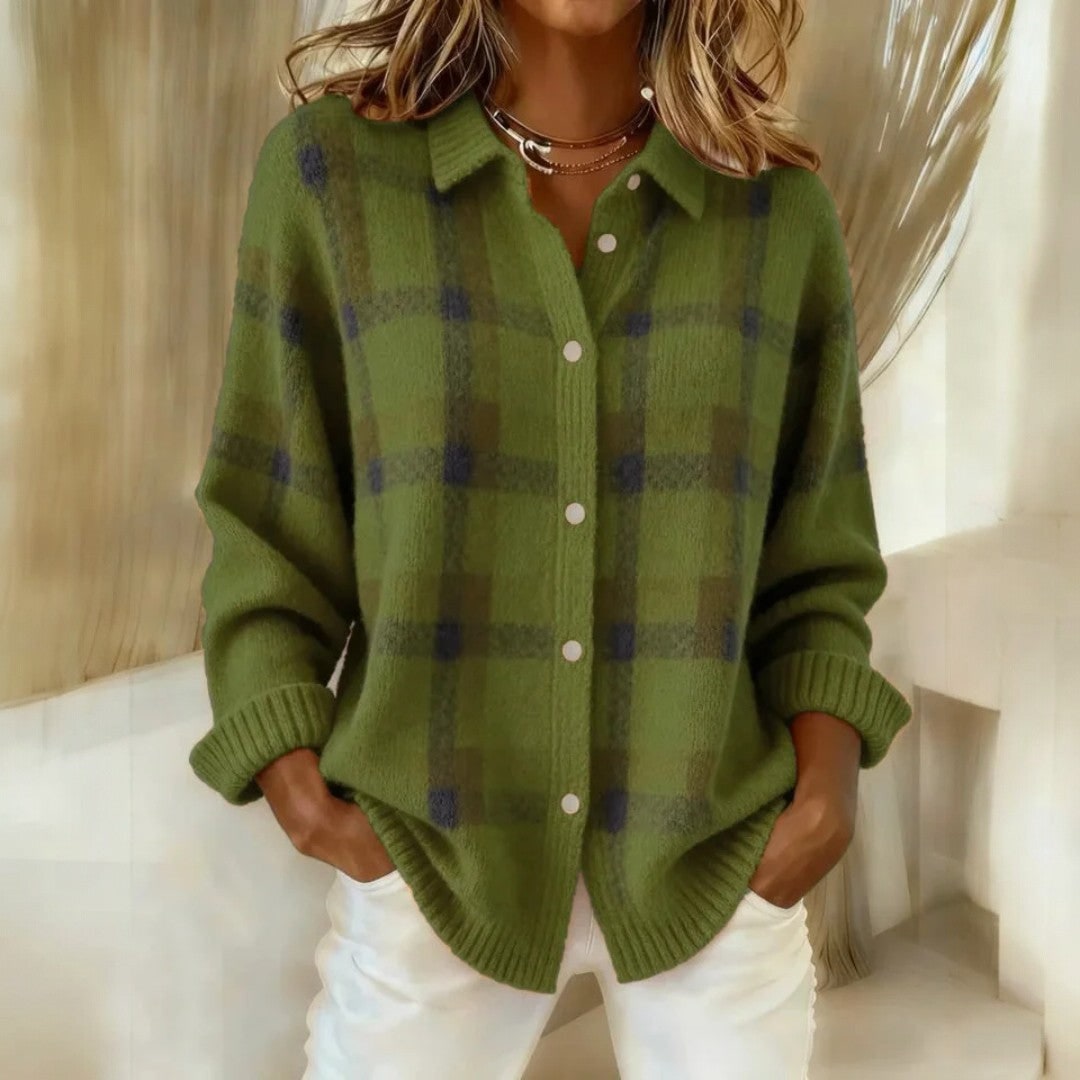 Women's Oversized Cardigan Knit Sweater Casual Layering Piece - Image 6