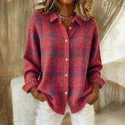 Women's Oversized Cardigan Knit Sweater Casual Layering Piece - Image 7