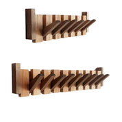 Wood Wall Hook Rack Coats and Scarves Modern Home Organizer - Image 5