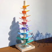 Wooden Rainbow Tower Educational Sensory Play - Image 7