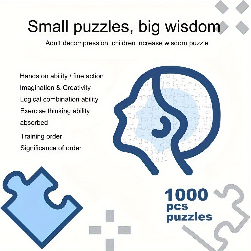 Zodiac Puzzle 1000 Pieces Round Astrology Art Family Fun - Image 7
